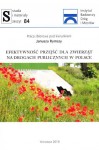 Efektywność przejść dla zwierząt na drogach publicznych w Polsce z. S-84